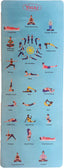 3D Suede-Textured Yoga Mat for Easy Home Learning